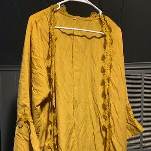 Mustard cardigan